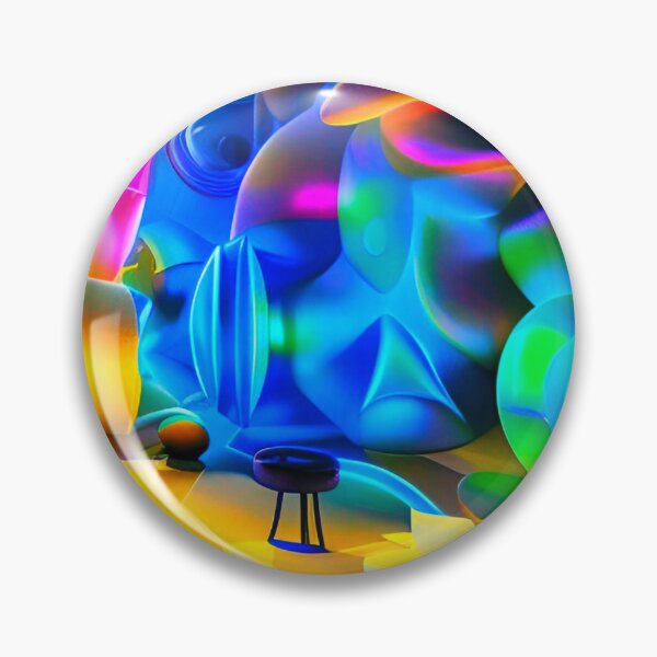Item preview, Abstract 3D art. Colorful magical landscape designed and sold by Neo-Expression.