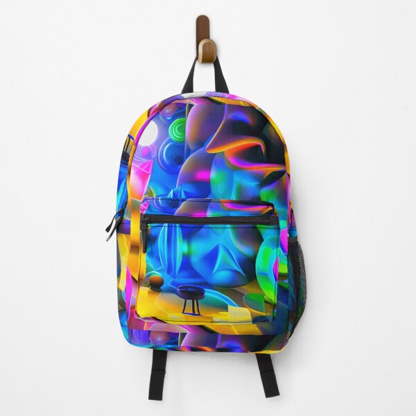 Item preview, Abstract 3D art. Colorful magical landscape designed and sold by Neo-Expression.