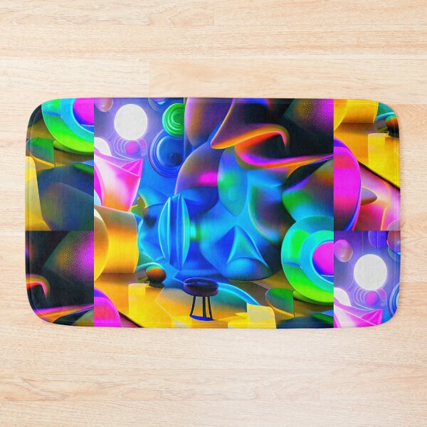 Item preview, Abstract 3D art. Colorful magical landscape designed and sold by Neo-Expression.