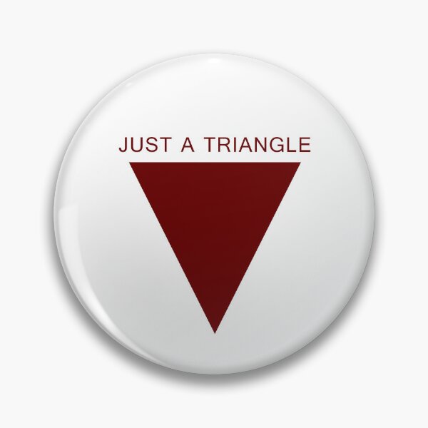 Item preview, Just a Triangle (Red) designed and sold by oldschooljdm.