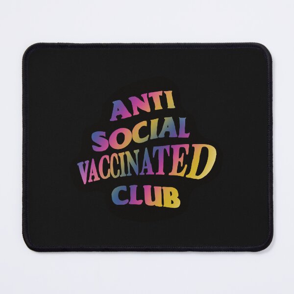 Item preview, Anti Social Vaccinated Club designed and sold by CatsFromAway.
