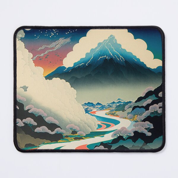 Item preview, Landscape Painting, ukiyo-e art style designed and sold by ParadiseSlice.