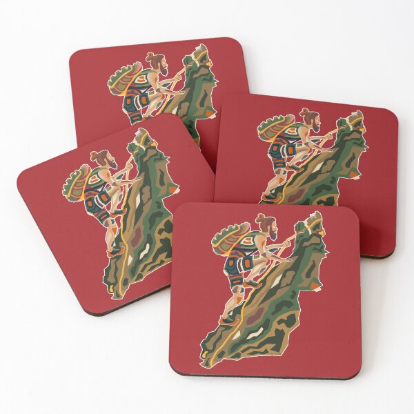 Item preview, Mountain climber illustration designed and sold by GREENOART.