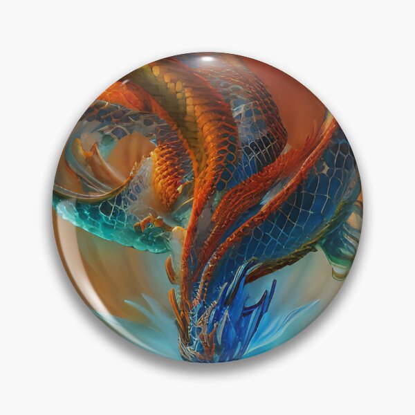 Item preview, subsurface scattering, white, koi, dragon deity with koi armor designed and sold by DrawItOnce.