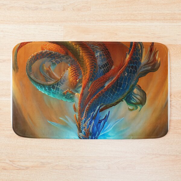 Item preview, subsurface scattering, white, koi, dragon deity with koi armor designed and sold by DrawItOnce.