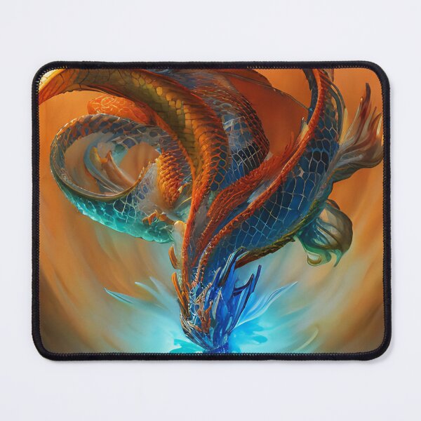 Artikelvorschau, subsurface scattering, white, koi, dragon deity with koi armor entworfen und verkauft von DrawItOnce.