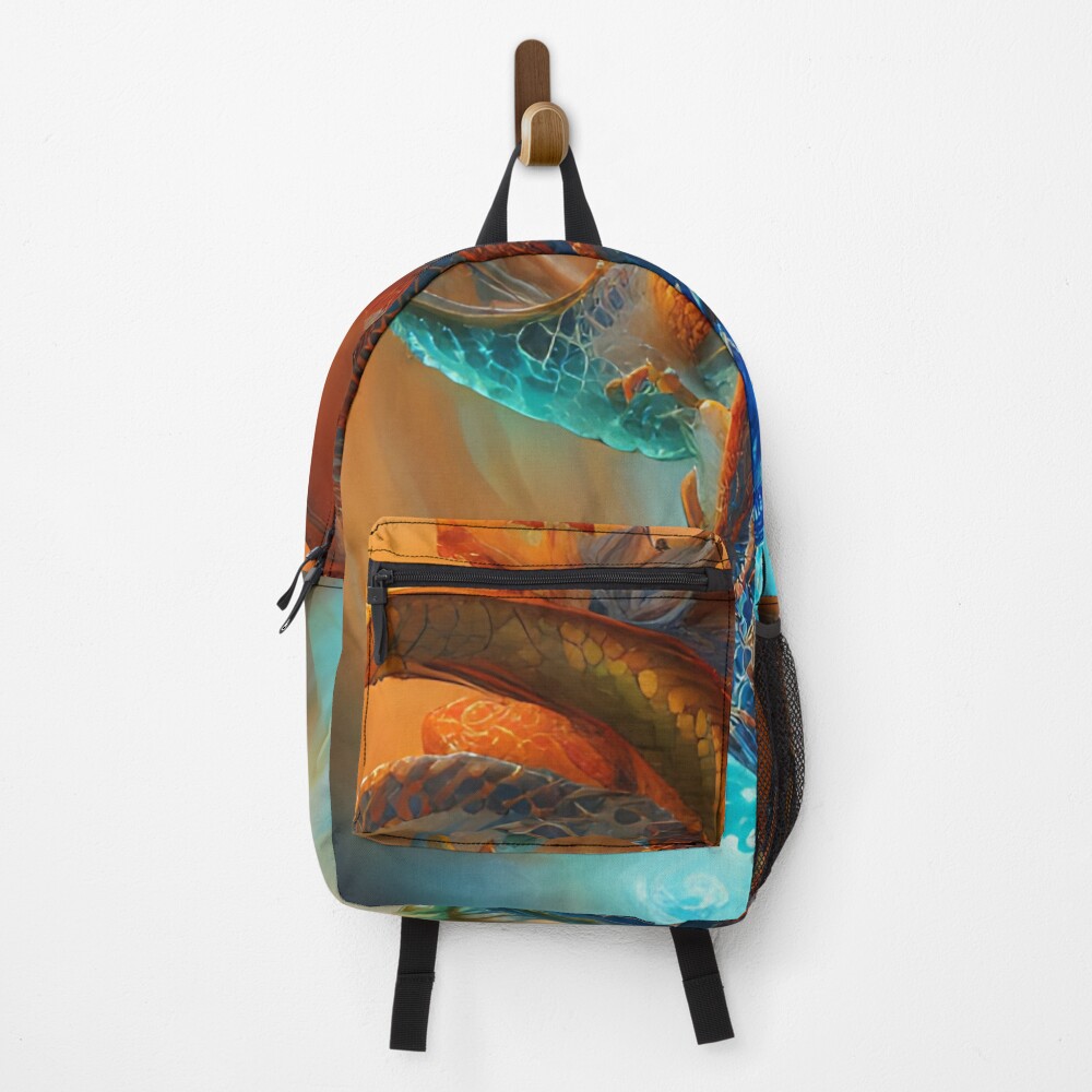 Vista previa del artículo con la obra «Mochila», diseñado y vendido por DrawItOnce.