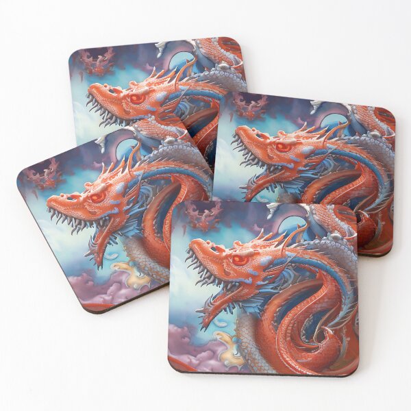Item preview, subsurface scattering, white, koi, dragon deity with koi armor designed and sold by DrawItOnce.
