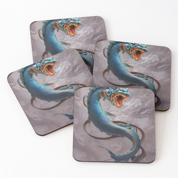 Item preview, subsurface scattering, white, koi, dragon deity with koi armor designed and sold by DrawItOnce.