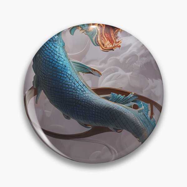 Item preview, subsurface scattering, white, koi, dragon deity with koi armor designed and sold by DrawItOnce.