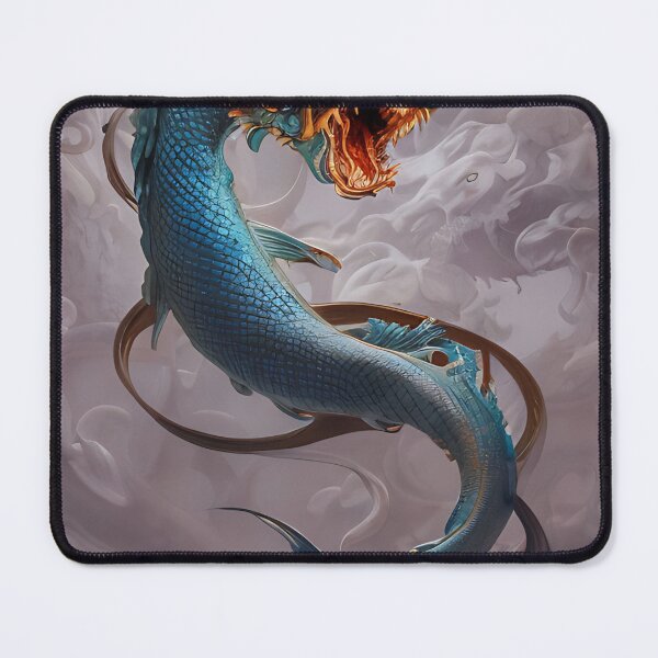 Item preview, subsurface scattering, white, koi, dragon deity with koi armor designed and sold by DrawItOnce.