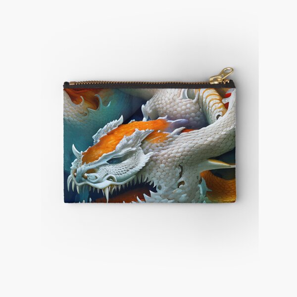 Item preview, subsurface scattering, white, koi, dragon deity with koi armor designed and sold by DrawItOnce.