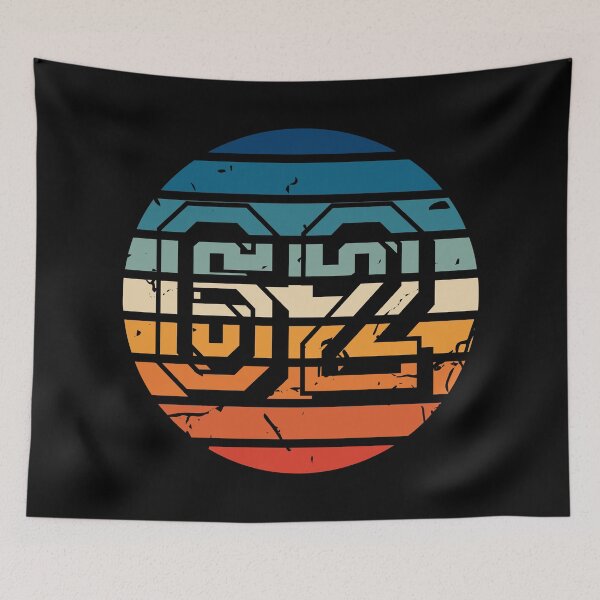 Item preview, Number 62 Vintage Retro Sport Sunset Birthday Squad Racing Numbers designed and sold by 27th-Tee.