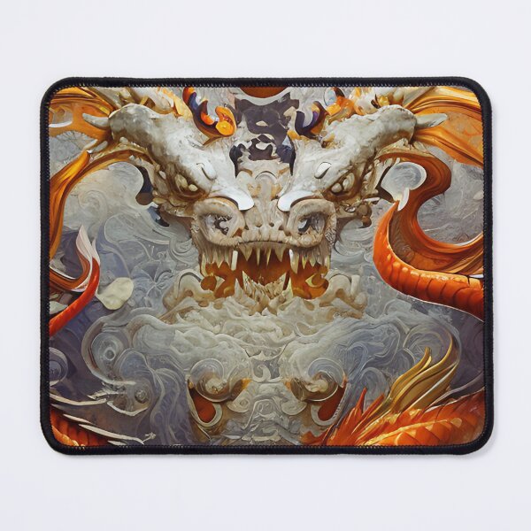 Item preview, subsurface scattering, white, koi, dragon deity with koi armor designed and sold by DrawItOnce.