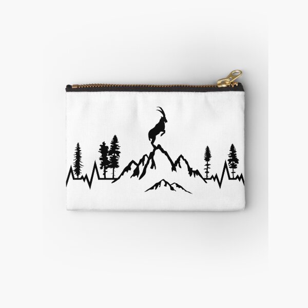 Item preview, mountain and capricorn pulse heartbeat designed and sold by claudiasartwork.