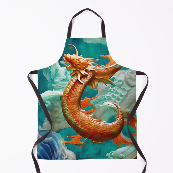 Item preview, subsurface scattering, white, koi, dragon deity with koi armor designed and sold by DrawItOnce.