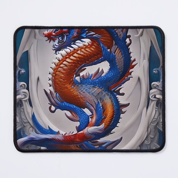 Item preview, subsurface scattering, white, koi, dragon deity with koi armor designed and sold by DrawItOnce.