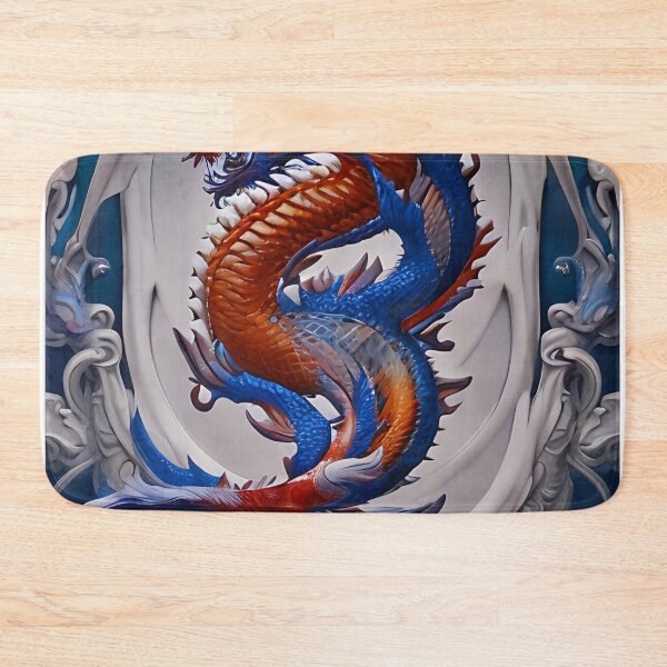 Item preview, subsurface scattering, white, koi, dragon deity with koi armor designed and sold by DrawItOnce.