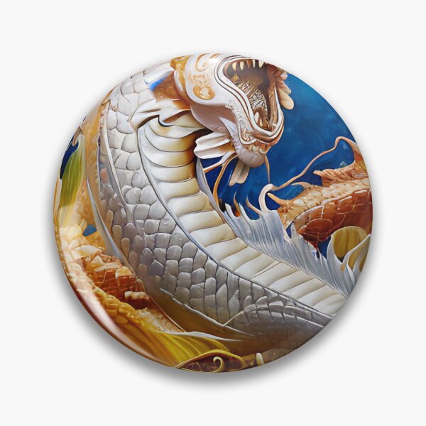 Item preview, subsurface scattering, white, koi, dragon deity with koi armor designed and sold by DrawItOnce.