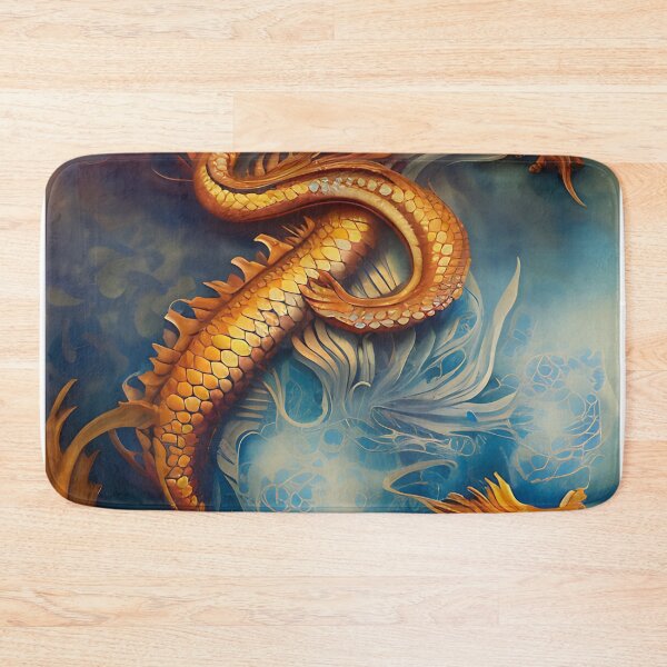 Item preview, subsurface scattering, white, koi, dragon deity with koi armor designed and sold by DrawItOnce.
