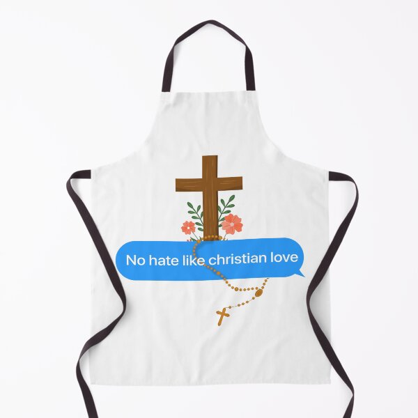 Item preview, No Hate Like Christian Love Bubble message designed and sold by TheSMSBoutique.
