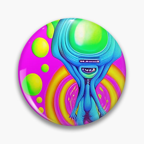 Item preview, Funny alien art. Fun colorful cool alien. designed and sold by Neo-Expression.