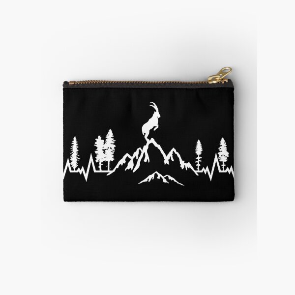 Item preview, mountain and capricorn pulse heartbeat designed and sold by claudiasartwork.
