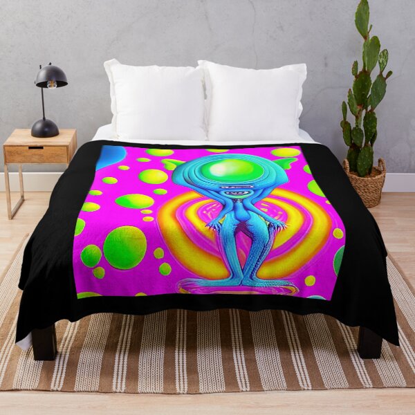Item preview, Funny alien art. Fun colorful cool alien. designed and sold by Neo-Expression.