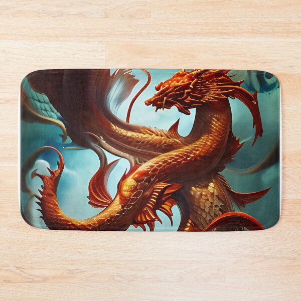 Item preview, subsurface scattering, white, koi, dragon deity with koi armor designed and sold by DrawItOnce.