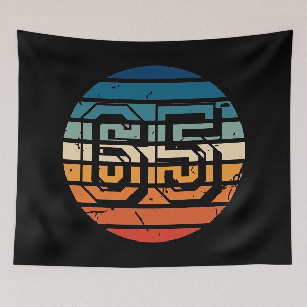 Item preview, Number 65 Vintage Retro Sport Sunset Birthday Squad Racing Numbers designed and sold by 27th-Tee.