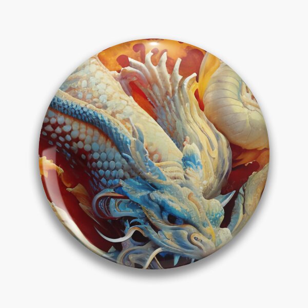 Item preview, subsurface scattering, white, koi, dragon deity with koi armor designed and sold by DrawItOnce.
