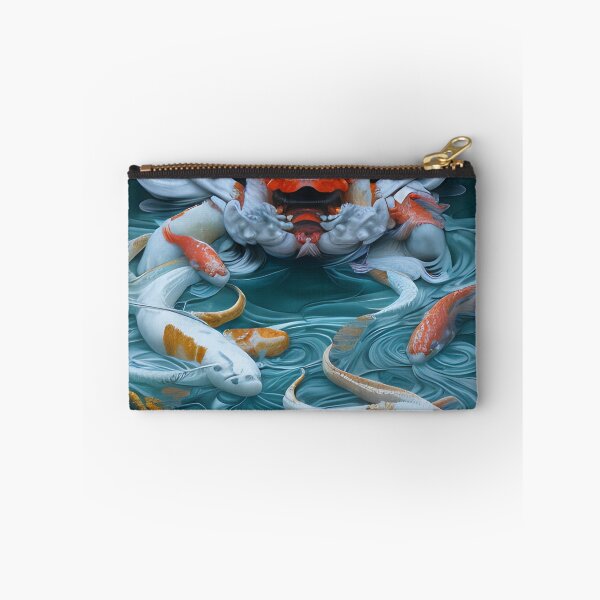 Item preview, subsurface scattering, white, koi, dragon deity with koi armor designed and sold by DrawItOnce.