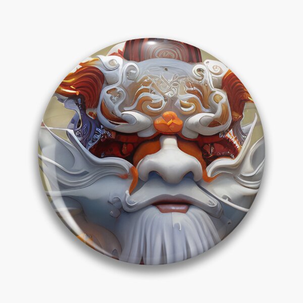 Item preview, subsurface scattering, white, koi, dragon deity with koi armor designed and sold by DrawItOnce.
