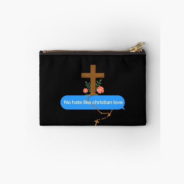 Item preview, No Hate Like Christian Love Bubble message designed and sold by TheSMSBoutique.