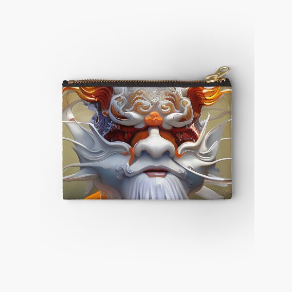 Item preview, subsurface scattering, white, koi, dragon deity with koi armor designed and sold by DrawItOnce.