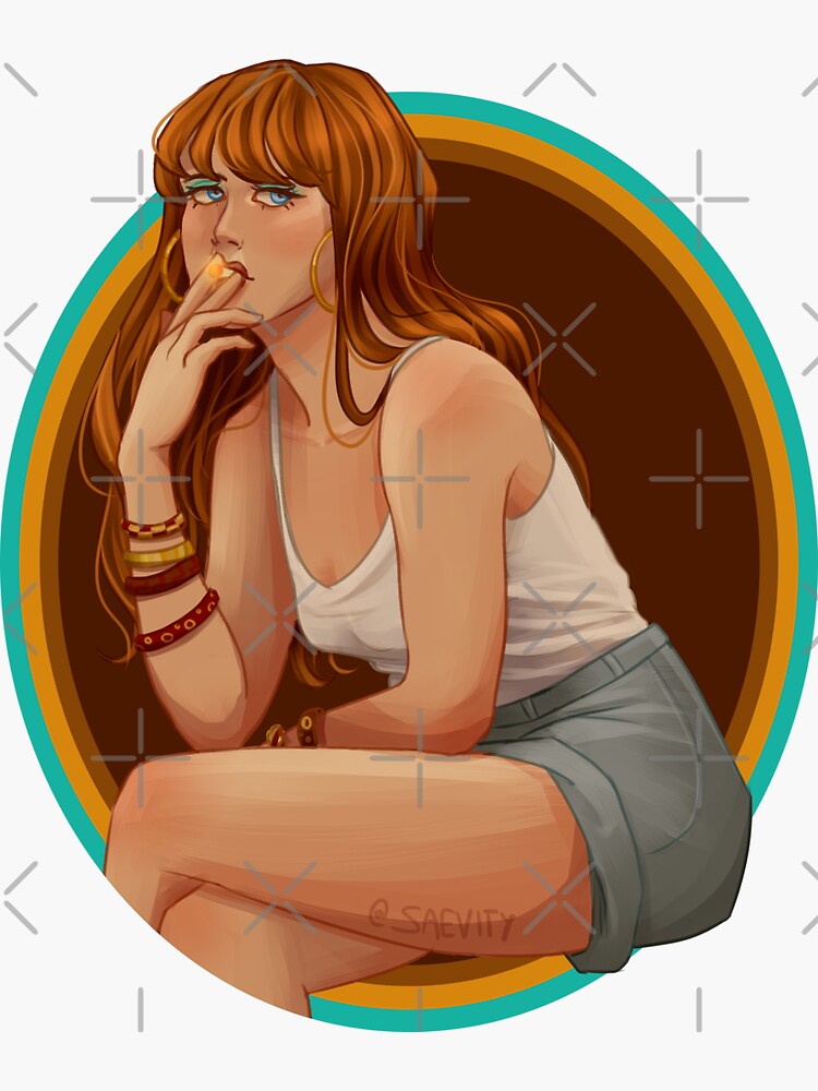 Daisy Jones Sticker For Sale By Saevity Redbubble