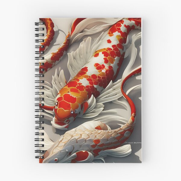 Item preview, subsurface scattering, white, koi, dragon deity with koi armor designed and sold by DrawItOnce.