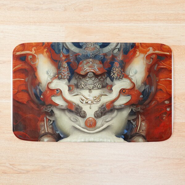 Item preview, subsurface scattering, white, koi, dragon deity with koi armor designed and sold by DrawItOnce.