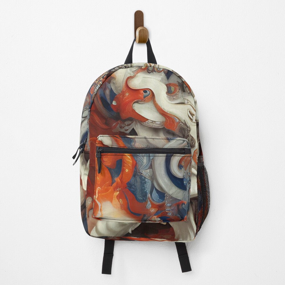 Vista previa del artículo con la obra «Mochila», diseñado y vendido por DrawItOnce.