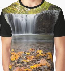Fall Maple Leaves at Hidden Falls Graphic T-Shirt
