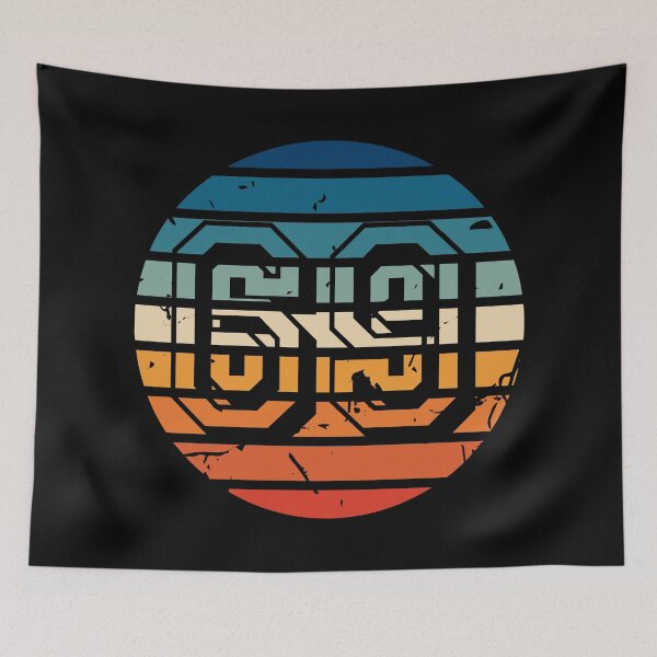 Item preview, Number 69 Vintage Retro Sport Sunset Birthday Squad Racing Numbers designed and sold by 27th-Tee.