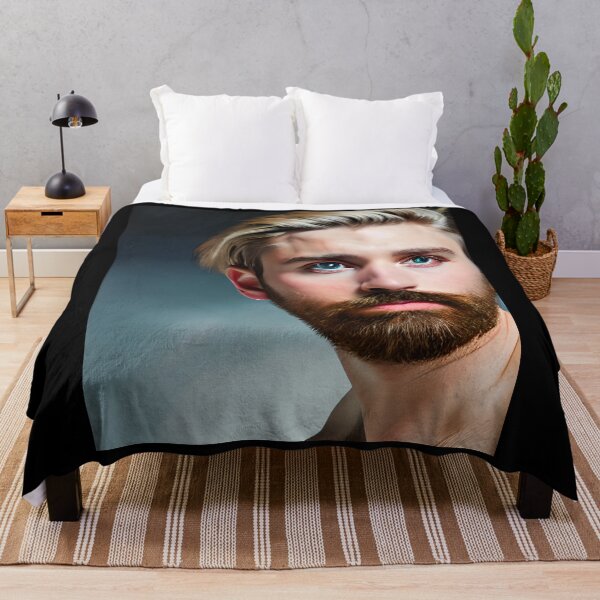 Item preview, Blond Bearded Boy with Blue eyes designed and sold by LthrDaddyBear.