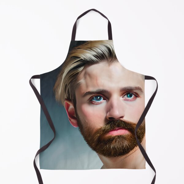 Item preview, Blond Bearded Boy with Blue eyes designed and sold by LthrDaddyBear.