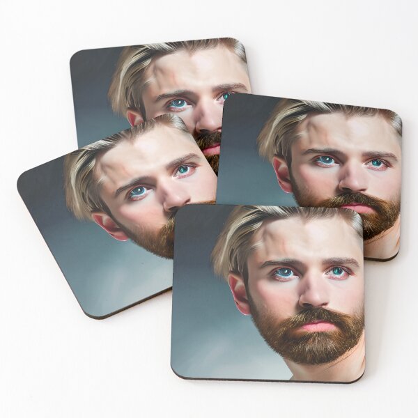 Item preview, Blond Bearded Boy with Blue eyes designed and sold by LthrDaddyBear.