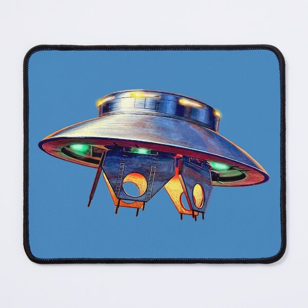 Item preview, Flying Saucer UFO - Vintage Art - ALIEN INVADER! designed and sold by RetroTeeStudio.