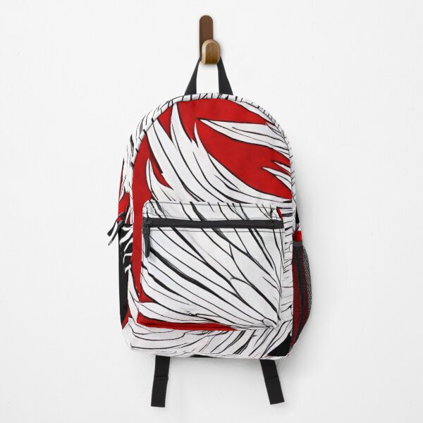 Item preview, white and red phoenix flying, japanese ink artstyle designed and sold by DrawItOnce.