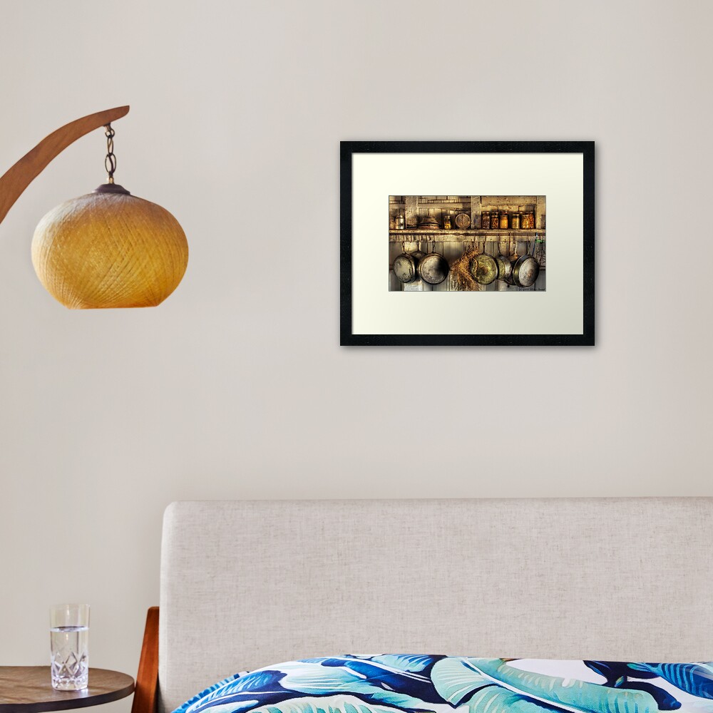 "The old country kitchen" Framed Art Print by mikesavad Redbubble