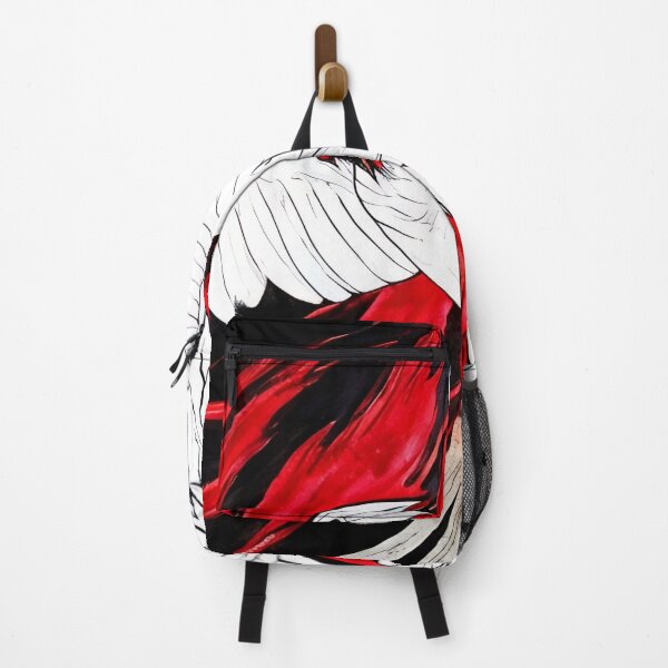 Item preview,  white and red phoenix flying, japanese ink artstyle designed and sold by DrawItOnce.