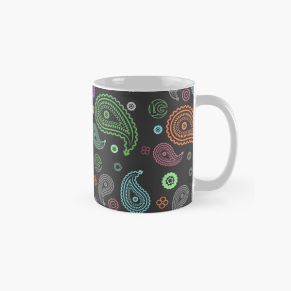 LG - The Modern Man - Art Toy Artwork - Multi Paisley (DRK GRY) Classic Mug
