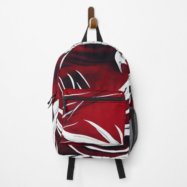 Item preview, white and red phoenix flying, japanese ink artstyle designed and sold by DrawItOnce.